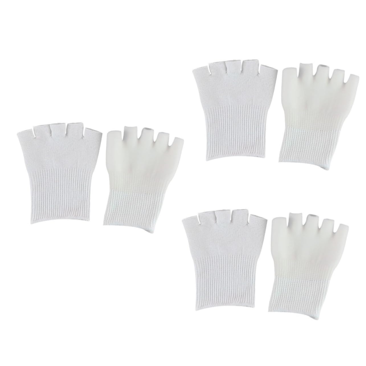 FRCOLOR Lot de 3 paires de chaussettes en gel pour pieds fissurés - des orteils en gel - Chaussettes pour les soins des pieds - Rajeunissement de la peau - Écarts - Chaussettes hydratantes