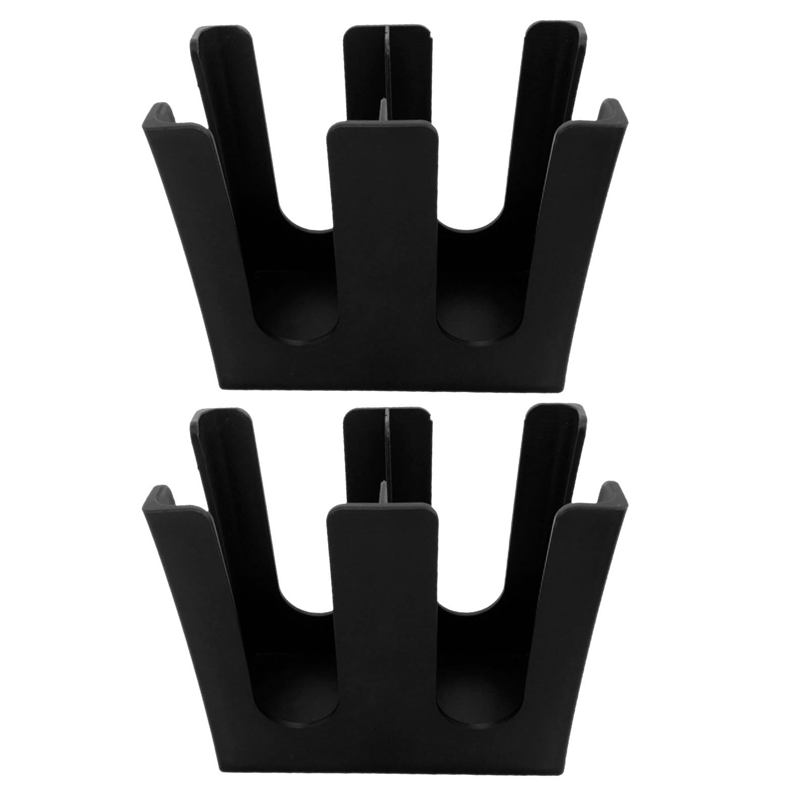 2 Stück Pappbecher Organizer Ständer mit 2 Fächern aus Acryl