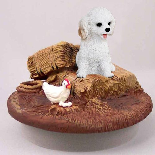 Conversation Concepts Miniature Cockapoo White Candle Topper Tiny One 