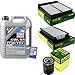 Produktbild QR-PARTS 69373221 Filter Set Inspektionspaket 5 Liter Motoröl Top Tec 4600 5W-30 MANN-FILTER Innenraumfilter Luftfilter Ölfilter