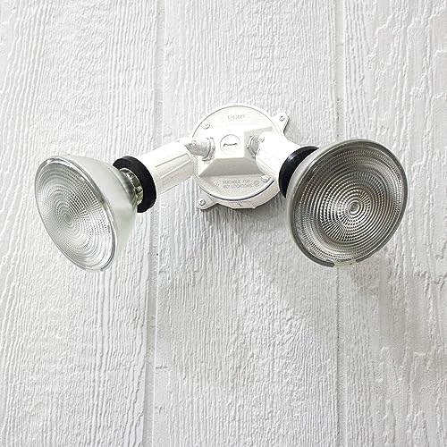 Sigma 16795WH Weatherproof Metal Round Floodlight Kit, White by Sigma Engineered Solutions - Used condition - Image 3