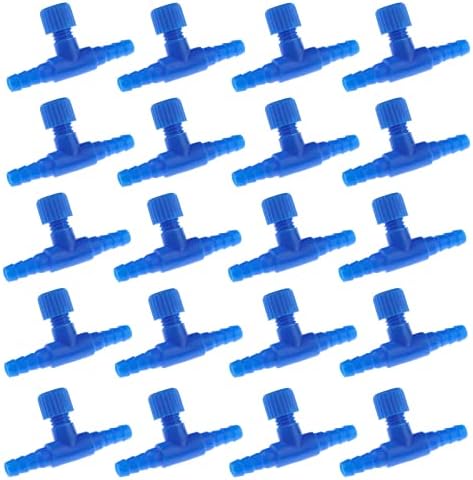 eMagTech 20 Stücke 2WegeLuftpumpenSteuerventile aus Kunststoff T