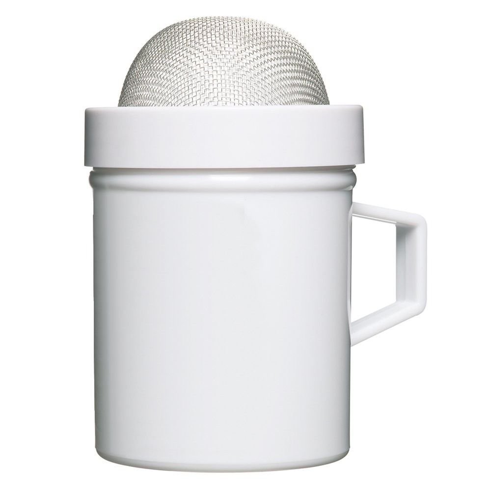 Norpro 4 in. W x 4-1/2 in. L White Flour and Sugar Shaker