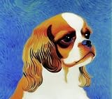 Art By AVARDAN Types of Dogs Affiche sans cadre 2 (Blenheim Cavalier King Charles Spaniel, 297 x 420 mm)
