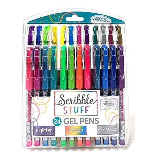 Scribble Stuff Gel Pens Bolígrafos de Tinta Gel Rollerball miniatura 1