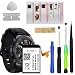 Produktbild Akku für Samsung Gear S3 Frontier (SM-R760, R770, R765), LCLEBM für Samsung Gear S3 Frontier, Gear S3 Classic Ersatzakku EB-BR760ABE GH43-04699A mit professionellen Reparaturwerkzeugen