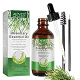 Aceite Esencial Romero, aceite de romero orgánico para el crecimiento del cabello y el cuidado de la piel Aceites naturales para el cabello Tratamiento para la pérdida de cabello
