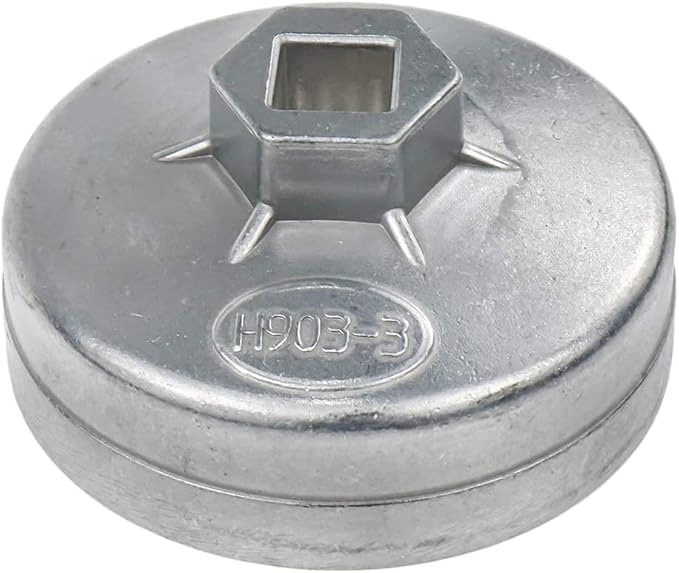 Rannb 74mm Max Inside Dia 15 Flutes End Cap Oil Filter