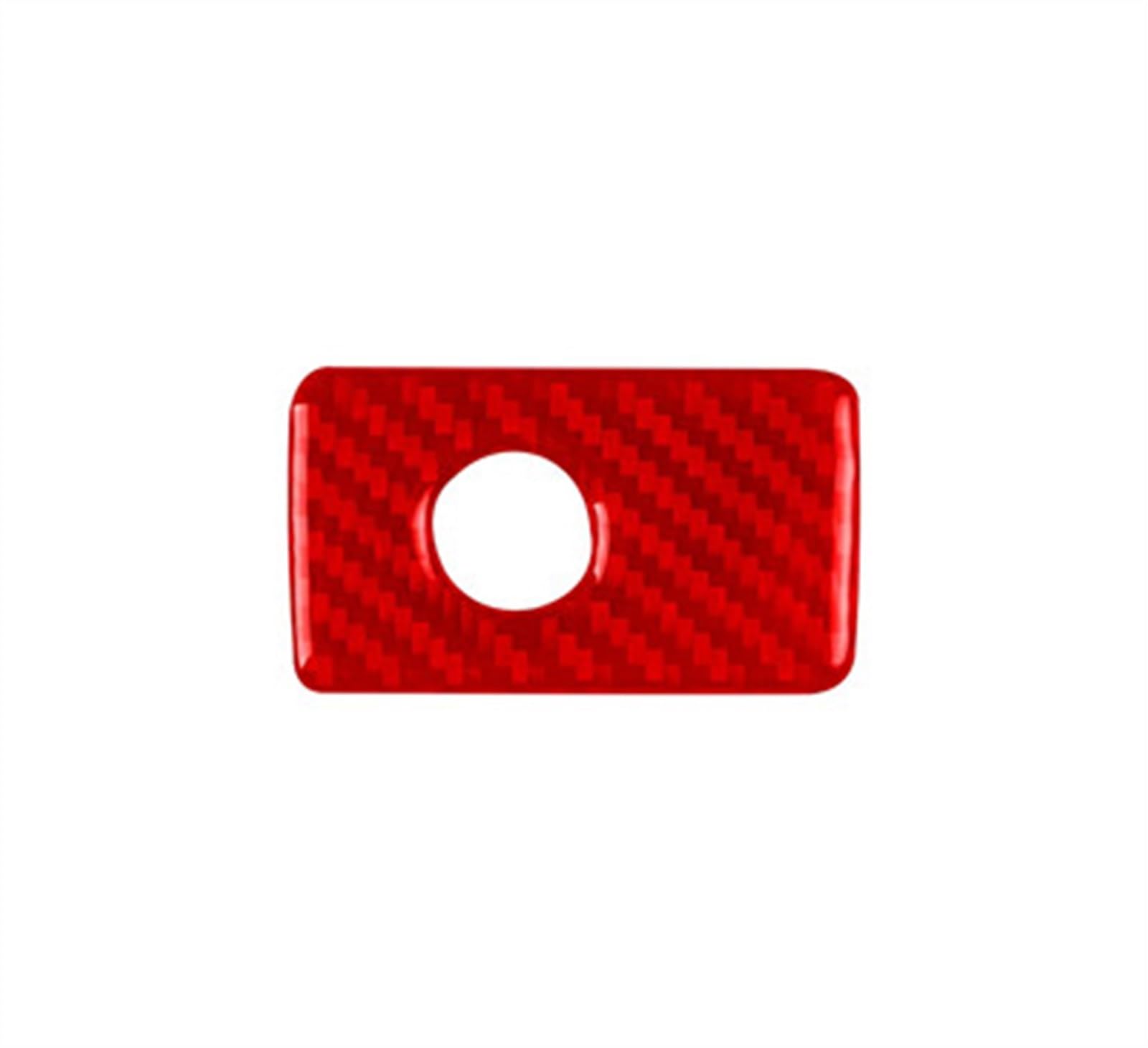 Piwine Rosso Carbon Fiber Car Interior Accessories Glove Box Handle Trim Sticker For Passat 2006 2007 2008 2009 2010 2011