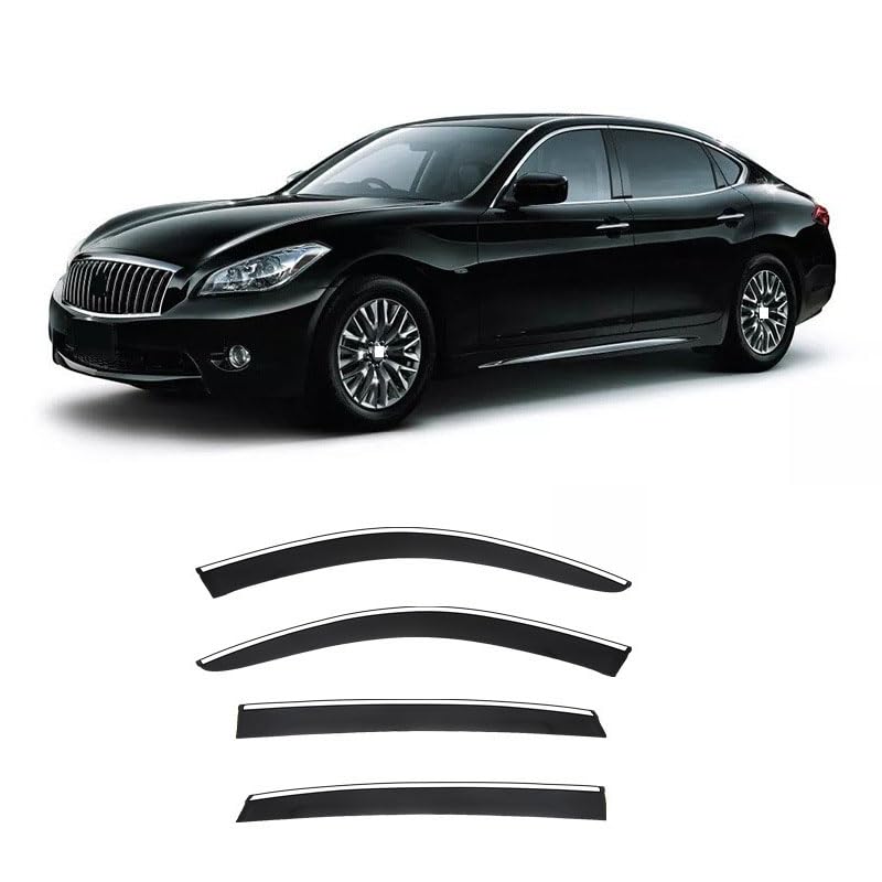 Déflecteurs de vent pour Mitsubishi Dignity HGY51 2012-2016 - Pack de 4 pièces