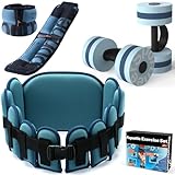 Sportneer 3-in-1 Wassergymnastik Zubehör Set- mit Eva Wasserhanteln, Aqua Jogging Gürtel Erwachsene, Knöchelgewicht– Aquafitness Zubehör & Wassersportgeräte2
