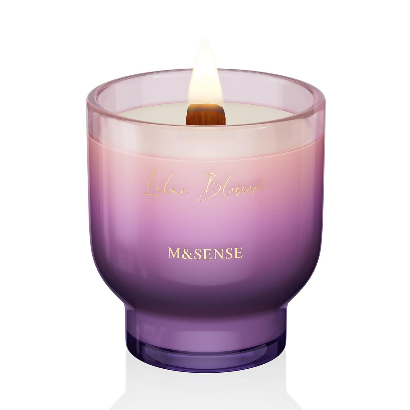 M&SENSE 焚き火の音がするキャンドル アロマキャンドル 木芯 270g 55時間 パチパチ音 ろうそく ロウソク アロマ 癒しグッズ プレゼント 女性 人気 リラックス ギフト ホワイトデー バレンタイン 母の日