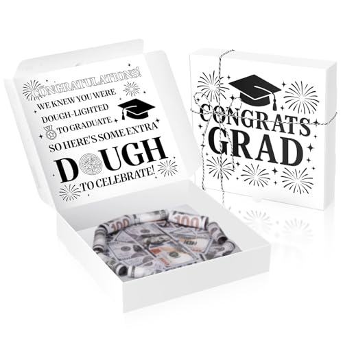 Graduation Pizza Box Money Box for Cash Gift Graduation Money