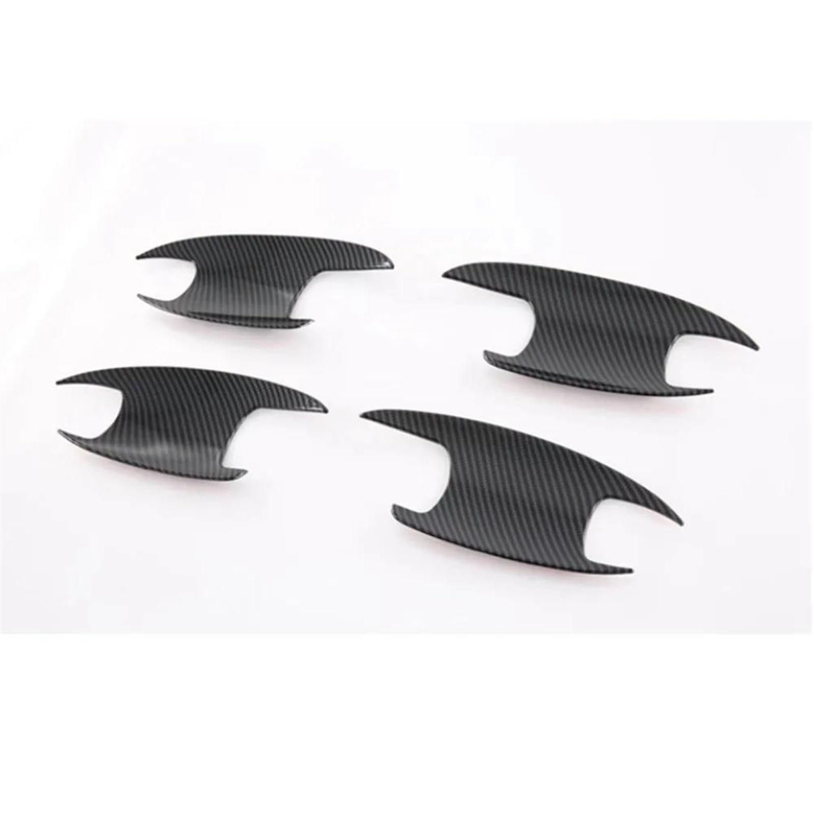 NOHEEU Car Accessories Exterior Door Handle Bowl Cover ABS Sticker Trim for Benz C Class GLC 2022-2023(Black)