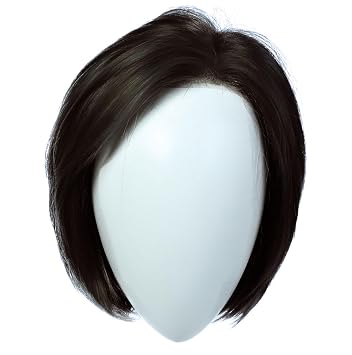 Raquel Welch Classic Cool Chin Length Classic Page Bob Cut Wig by Hairuwear, Petite Cap - R4 Midnight Brown