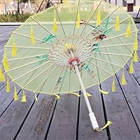 Handgefertigter Chinesischer Ölpapier-Schirm - Traditioneller Sonnen- & Regenschirm Mit Bambusrahmen