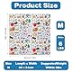 oruola 54x54 cm Cat Grooming Wrap,Cat Wrap Blanket,Kratzfest Anti-Escape Katzen Pflege Wickeltuch,Katzenwickel,Katzenpflegetuch für Krallenschneiden und Beruhigung,Catwrap Anti Bite