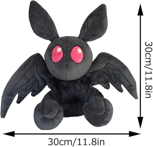 Lkmyhy Cute Mothman Plush Toy 12In Bat Plushie With Red Eyes, Goth Moth Stuffed Animals Horror Game Mothman Plush Doll Birthday For Fans Kids #TOP5