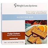 Weight Loss Systems Nashua Nutrition Fudge Graham Nutrition Bars, 15g Protein, Low Calorie, Low Fat, High Fiber, Trans Fat Free 1 Pack of 7 Servings