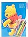 Winnie the Pooh Party Favors Coloring Book & Crayon Set 12 Pack ( Assorted Style)
