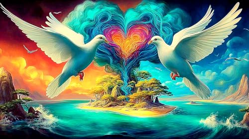 Puzzles de 1000 piezas para adultos, un desafío imposible y obra de arte de 75x50 cm