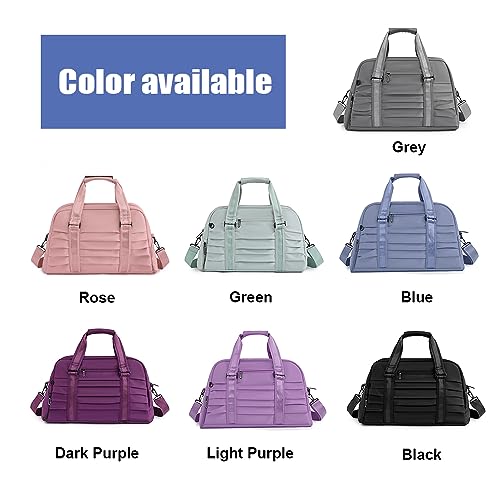 Domary Bolsa de viagem de grande capacidade para mulheres, homens, à prova d'água, durável, bolsa d