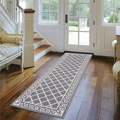 SHACOS Carpet Runner for Hallway, 60 x 180 cm Non Slip Runner Rug Anti Fatigue Carpet Runner Rug Washable Absorbent Runner Area Rugs for Hallway Entryway Kitchen Laundry Room
