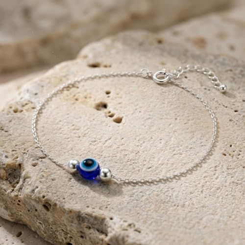 Image of Parnika Pure 925 Sterling Silver Anklet for Women | Adjustable Silver Anklet | Single Piece | Hallmarked Real Silver Jewellery