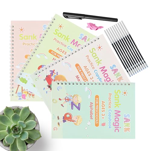 Cuaderno de escritura infantil preescolar con guías de alfabeto escuela pack