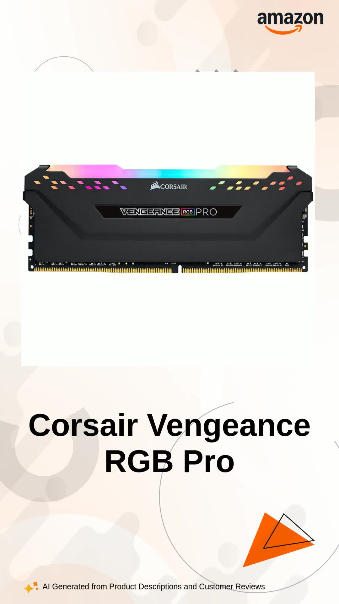 Corsair Vengeance RGB Pro 8GB DDR4 3200 Memory