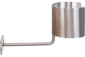 XPLKQXE Stainless Steel Shirt Cuff Display Stand for Boutiques (Silver, Size A)