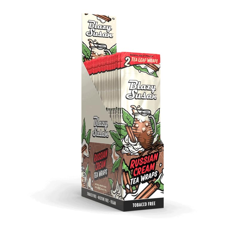Blazy Susan Wraps - Russian Cream - 25 Pack - 50 count total | full box | GMO-Free FSC-Certified