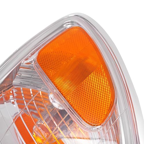 HECASA Right Corner Light Compatible with 1998-2004 Toyota Land Cruiser Replacement for 8151060500 TO2521167 Corner Signal Marker Lamp w/Yellow Reflector Clear Lens by HECASA - Image 5