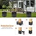 Crafted Iron Adjustable Post Protector, Easy Installation Sturdy Mailbox, Fits Various Sizes, Prevents External Collisions