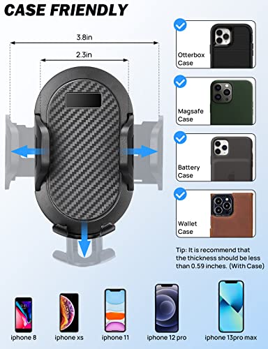 Joytutus Cup Holder Phone Mount For Car, Car Cellphone Large Adapter Long Arm With 360 Degree Rotation, Compatible Iphone, Samsung & All Smartphones #TOP4