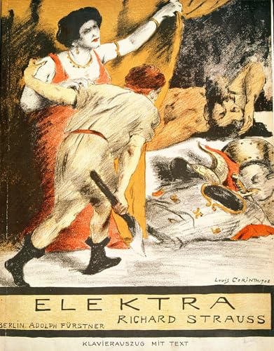 Portrait Tableaux Lovis Corinth Toile Inspirante Partition Elektra