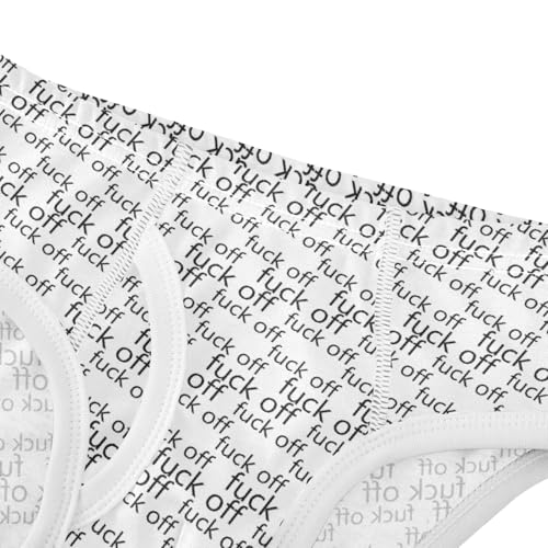 Boys' Exclusive Briefs Toddler Underwear 95% Combed Cotton Boxerbriefs 8Y Text Pattern 154