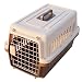 Paw Essentials 19" inch Dog and Cat Pet Carrier and Travel Crate (Coffee)