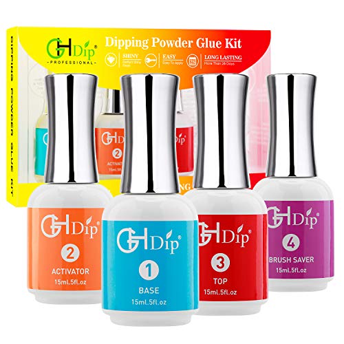 Dip powder nail liquid set glue kit gl401 (comes with dipping pow…