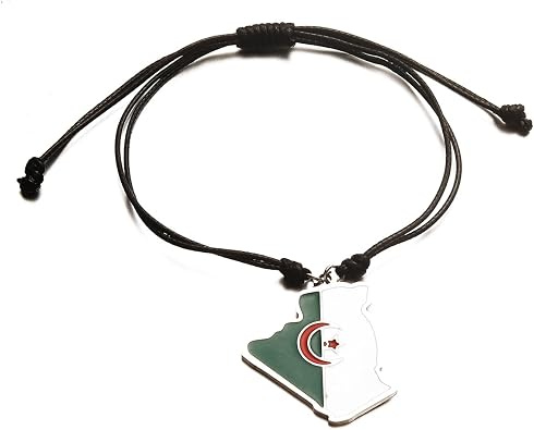 Algeria Map Flag Bracelet Algerians Jewelry Bangle Bracelet