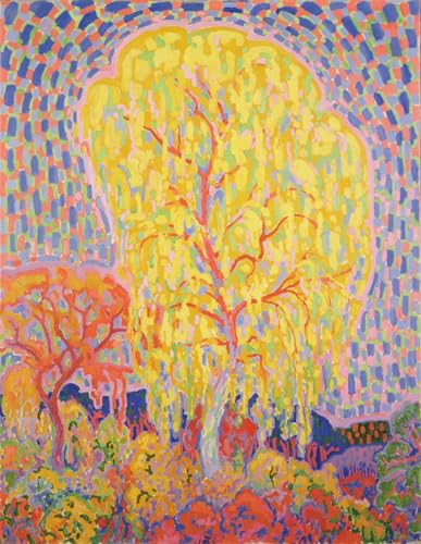 Cuadro Pintura al Óleo Árbol de Otoño de Leo Gestel Impresión Lienzo Decorativo Moderno