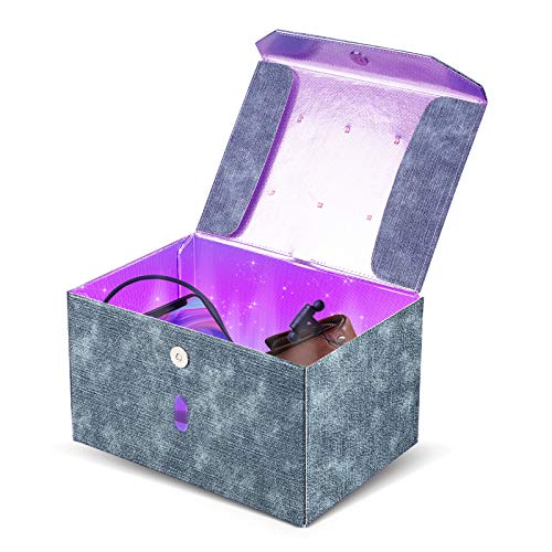 UV Sterilisator Box Draagbare USB Sterilisatie Tassen voor Telefoon Baby Fles Tandenborstel Kappers Schoonheid Nail Tools Sieraden Speelgoed Opvouwbaar 99.98% Schoongemaakt in 3 Minuten