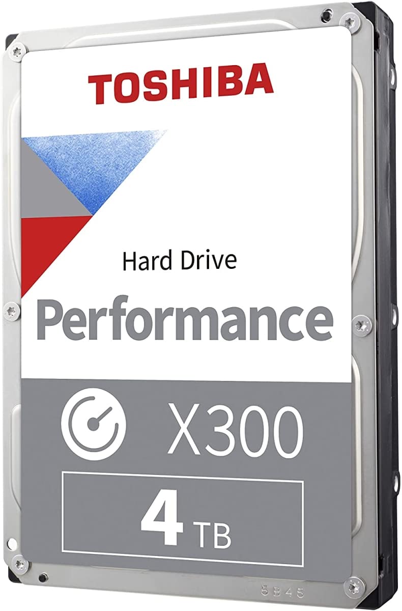 Toshiba X300 4TB Performance Gaming 3 5-Inch Internal Hard Drive CMR SATA 6 GB s 7200 RPM 256