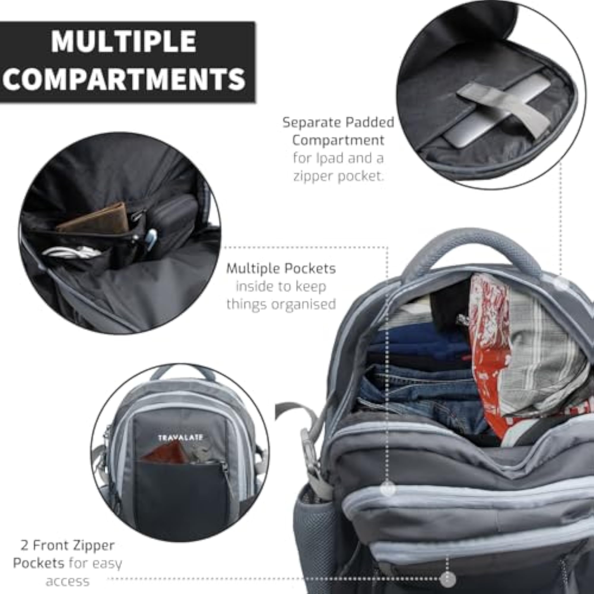 Stylish Backpack for Men & Women, Office & College Use