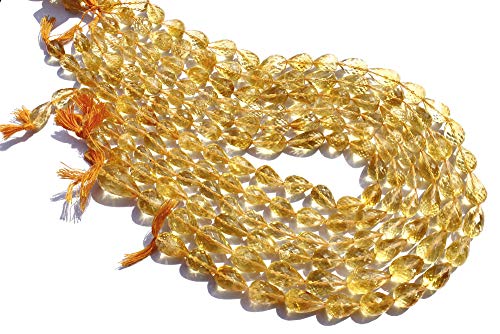 Perles de citrine pour fabriquer des bijoux personnalisés et uniques