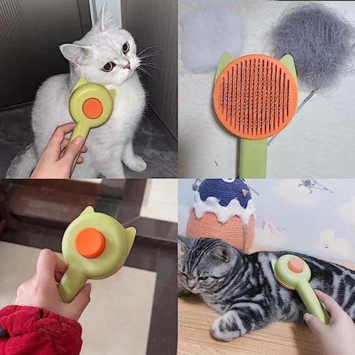 Bikasun Spazzola per Gatto e Cani Autopulente