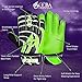 OCBA Goalkeeper Gloves for Kids with Super Grip Latex Having Shock Absorption Padding To Protect Kids' Palms and Fingers, Kids Goalie Gloves Available In Bright Eye-Catching Colors (Green, 5) OCBA Goalkeeper Gloves for Kids with Super Grip Latex Having Shock Absorption Padding To Protect Kids' Palms and Fingers, Kids Goalie Gloves Available In Bright Eye-Catching Colors (Green, 5)