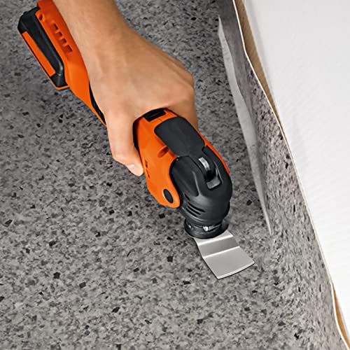 4 Pack Universal Oscillating Tool Scraper Blade Set For Professional And Diy Use - Includes 2 Rigid And 2 Flexible Scrapers Compatible With Dewalt Porter Cable Black & Decker Bosch Craftsman Ridgid #TOP5