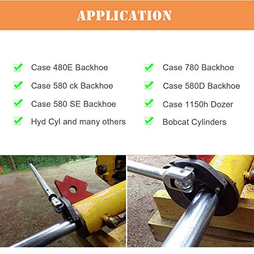 1266 Adjustable Gland Nut Wrench for Hydraulic Cylinders on Most Farm and Construction Equipment, Case 480E/580/580D/580 SE/580 ck/180 Backhoe, Case 1150h dozer, Bobcat cylinders, Hyd Cyl and etc.