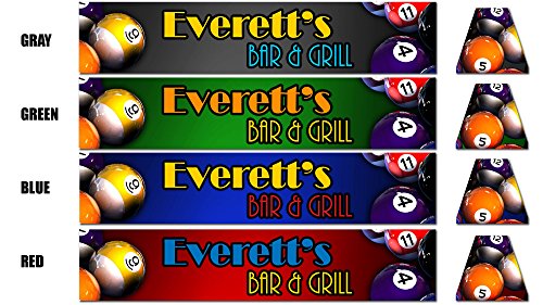 44" Personalized Acrylic Pool Table Light, Custom Classic - Thumbnail 2